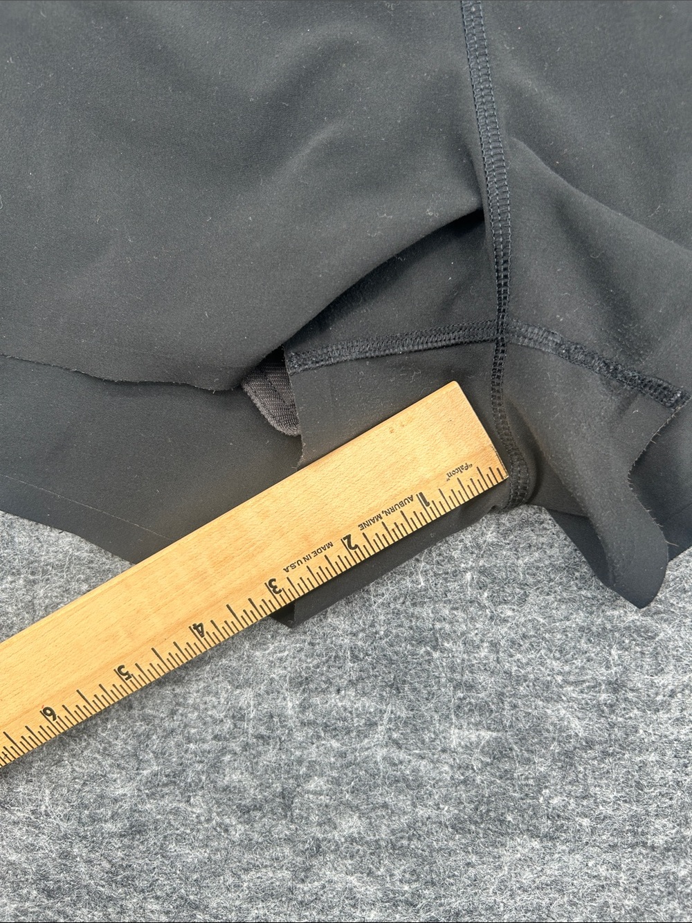 Lululemon Black Run Speed Up Layered Athletic Shorts Size 4 - Picture 9 of 10